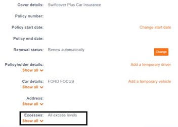 Breakdown Insurance Online Policy Documents | Swiftcover
